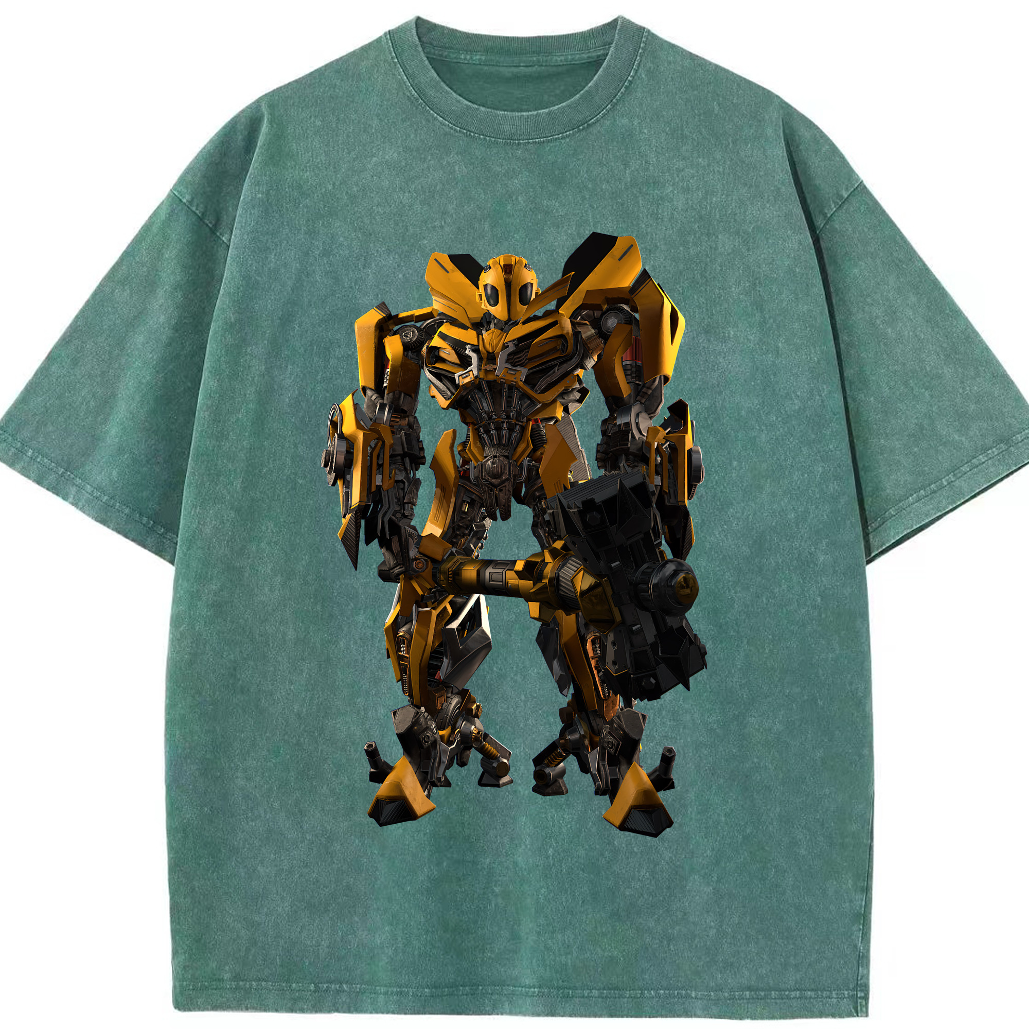 （画像用） Transformers トランスフォーマー 綿100% ヴィンテージ風 半袖Tシャツ（フロントプリント）